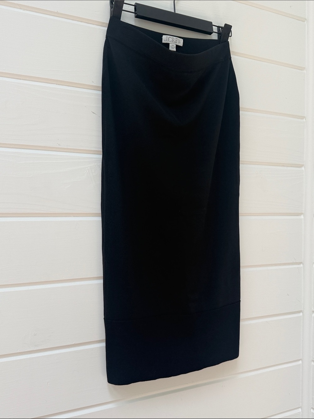 j. crew black Gauzy Spring Sweater Skirt